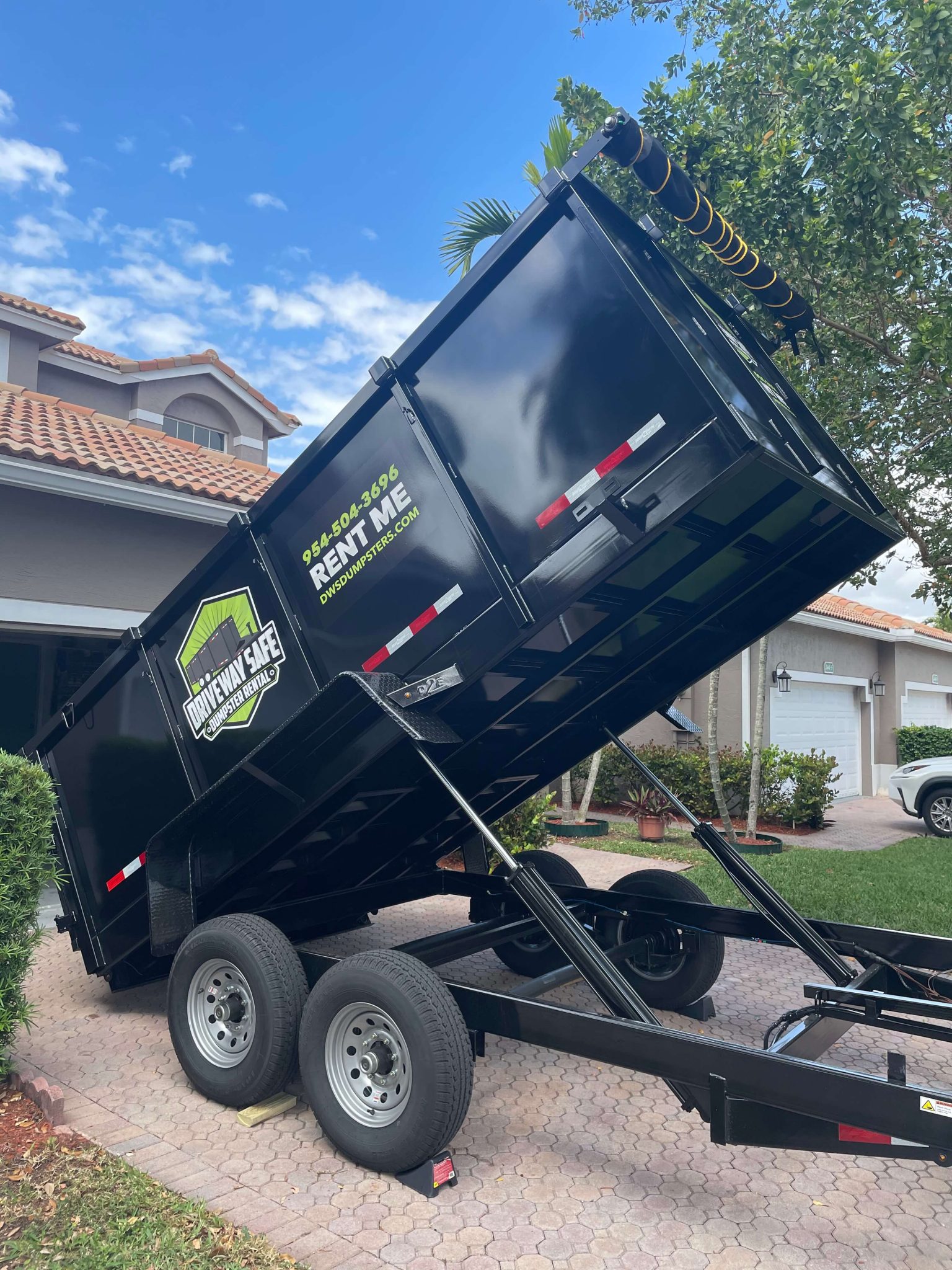 30 Yard Dumpster Rental Driveway Safe Dumpster Rental
