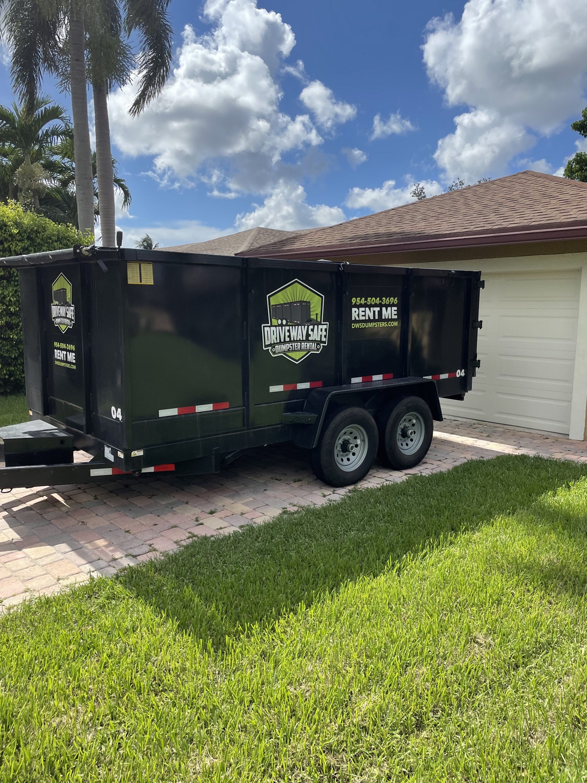 15 Yard Dumpster Rental | Driveway Safe Dumpster Rental